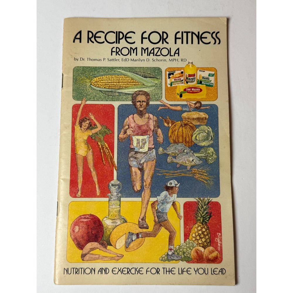 Vintage Mazola A Recipe For Fitness Booklet 1970s Nutrition Exercise‎ Ephemera